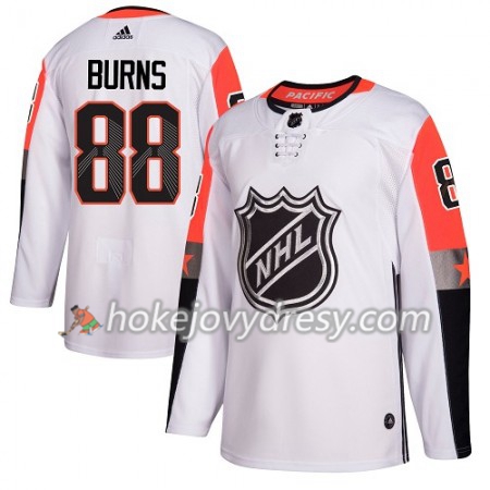 Pánské Hokejový Dres San Jose Sharks Brent Burns 88 2018 NHL All-Star Pacific Division Adidas Bílá Authentic